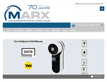 Tablet Screenshot of marx-staffel.de